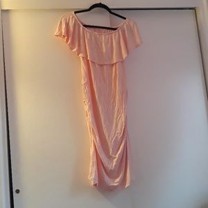 Pink Maternity Dress